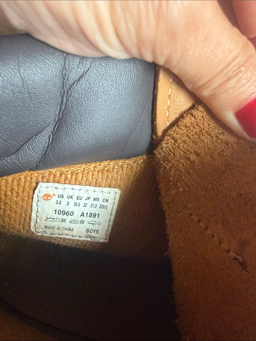Timberland waterproof leather